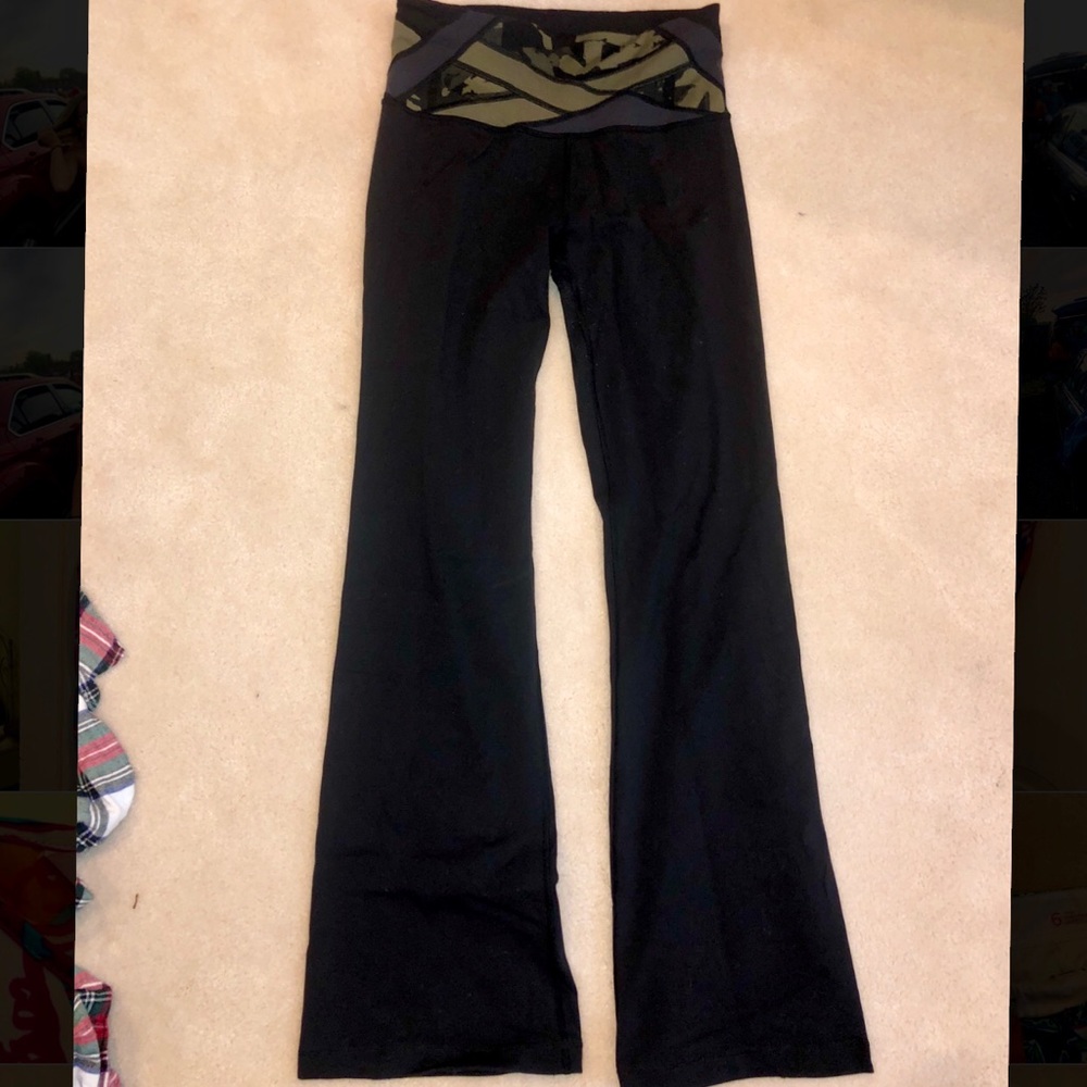 Black Lululemon Groove Pants